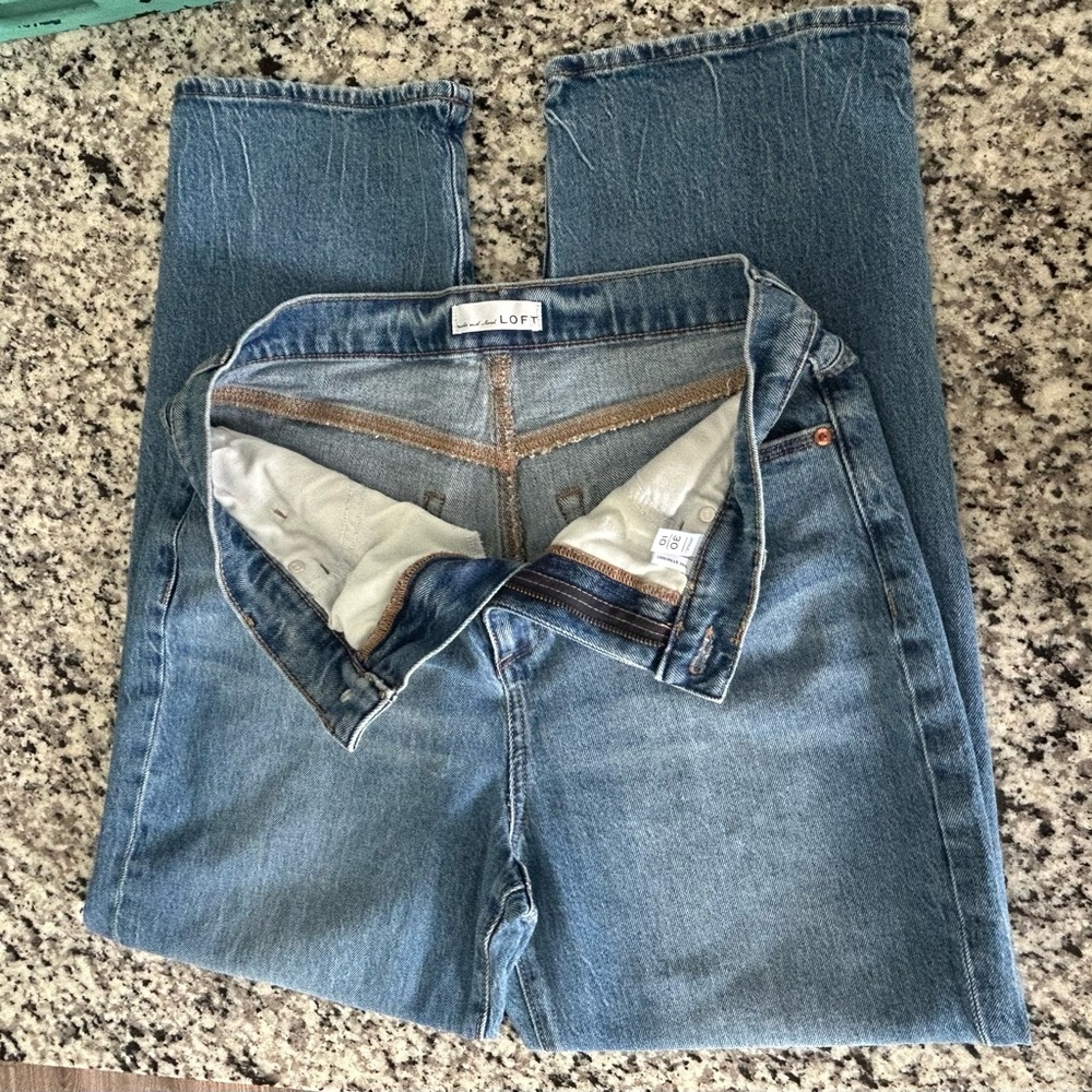 LOFT Classic Blue Denim Jeans